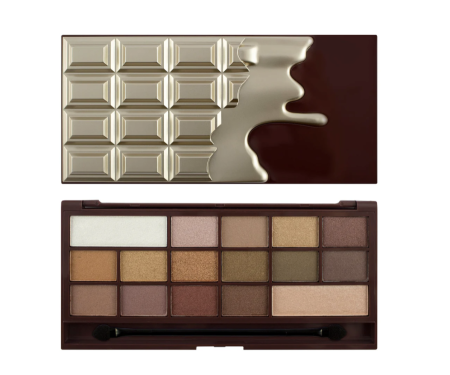 I Heart Revolution I Heart Chocolate Eyeshadow Palette Golden Bar - 16 shades